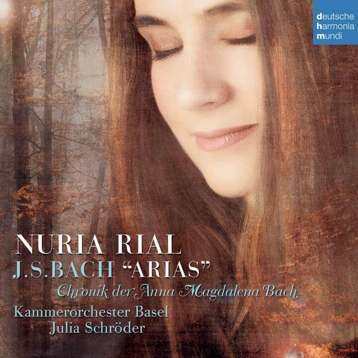 Album-Cover "Arias" von J.S. Bach, Kammerorchester Basel, Nuria Rial, Julia Schröder