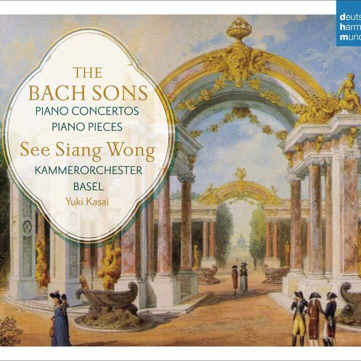 Albumcover Kammerorchester Basel und See Siang Wong, Bach Sons, Piano Concertos