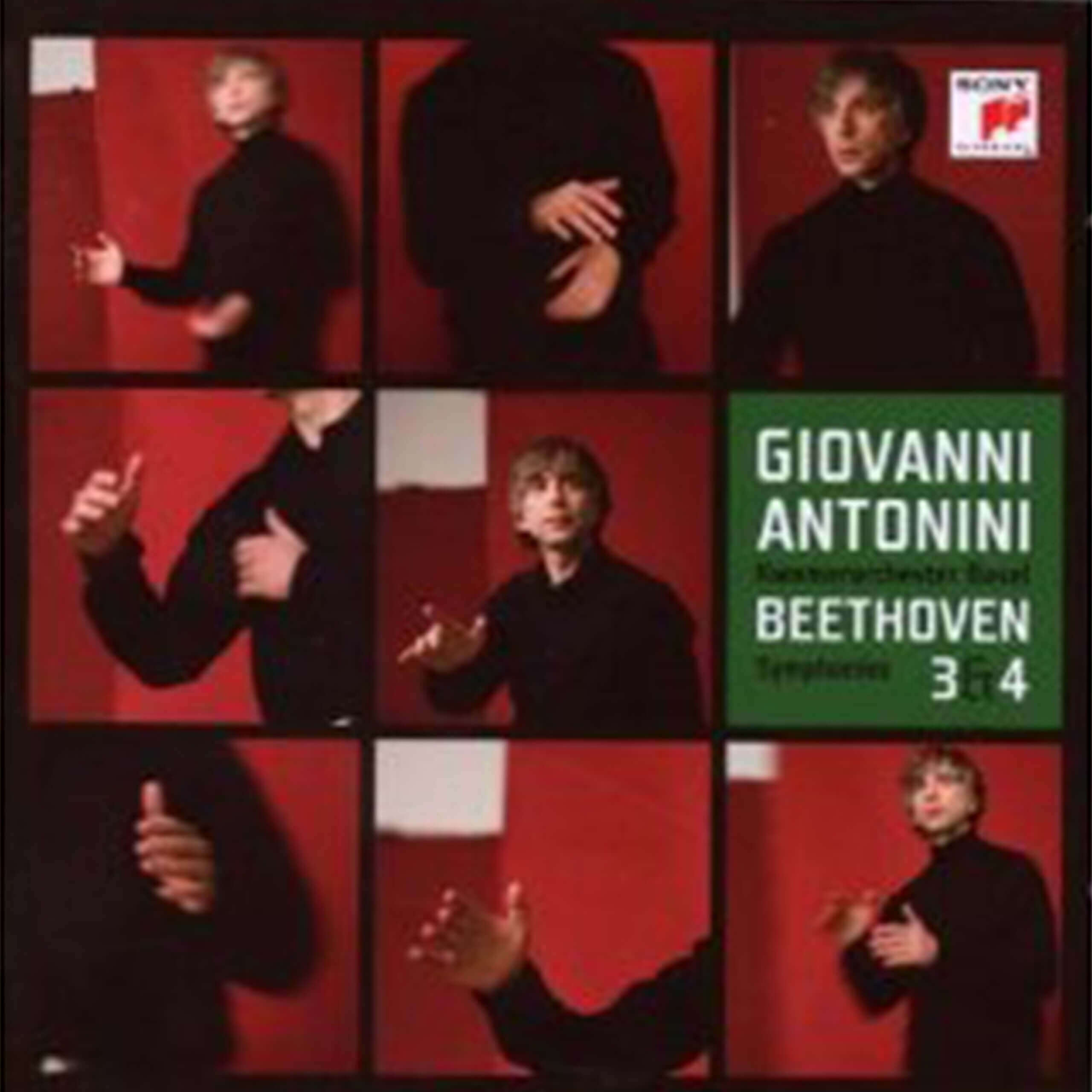 Album-Cover "Beethoven Symphonies 3&4", Kammerorchester Basel, Giovanni Antonini