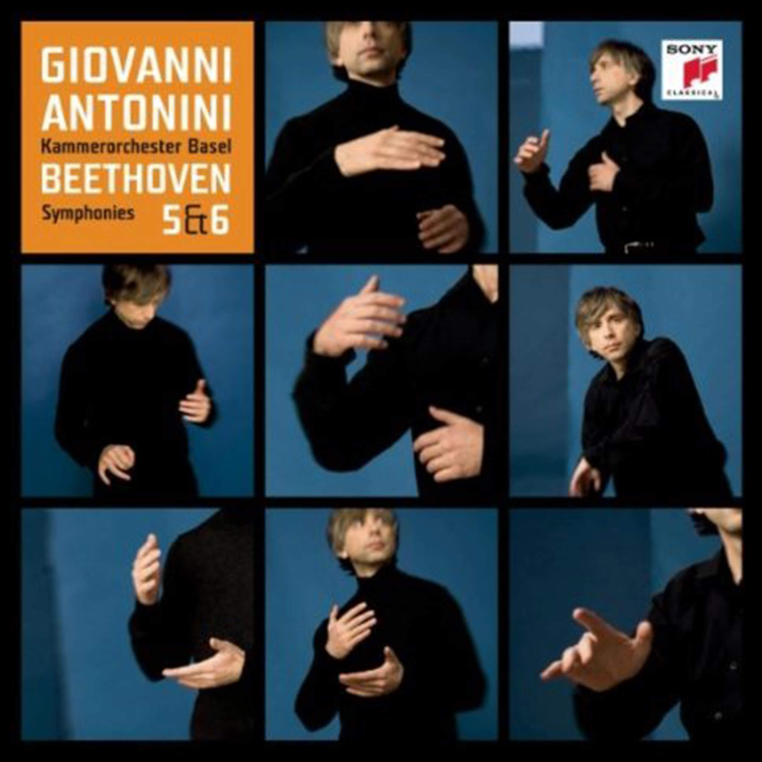 Album-Cover "Beethoven Symphonies 5&6", Kammerorchester Basel, Giovanni Antonini