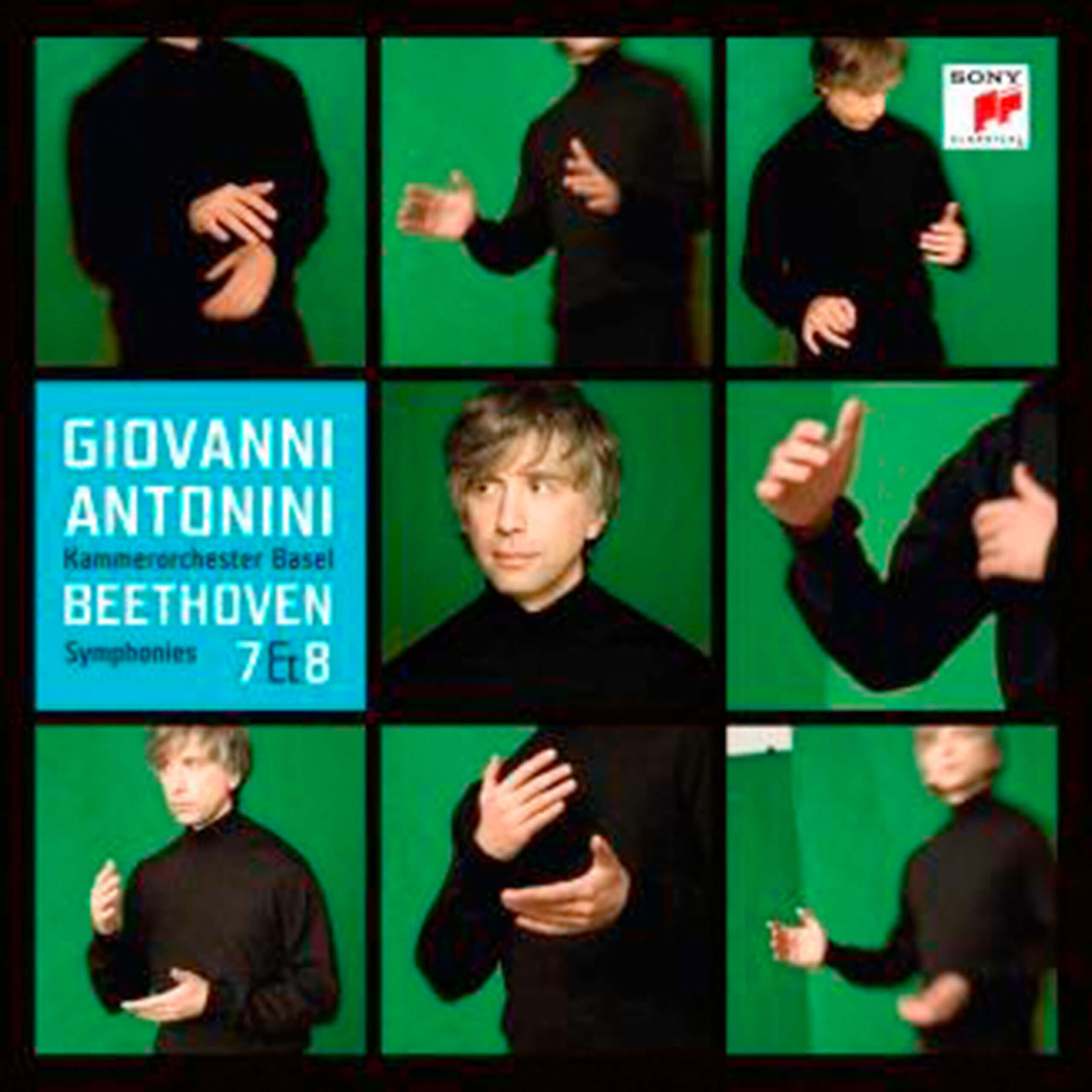 Album-Cover "Beethoven Symphonies 7&8", Kammerorchester Basel, Giovanni Antonini