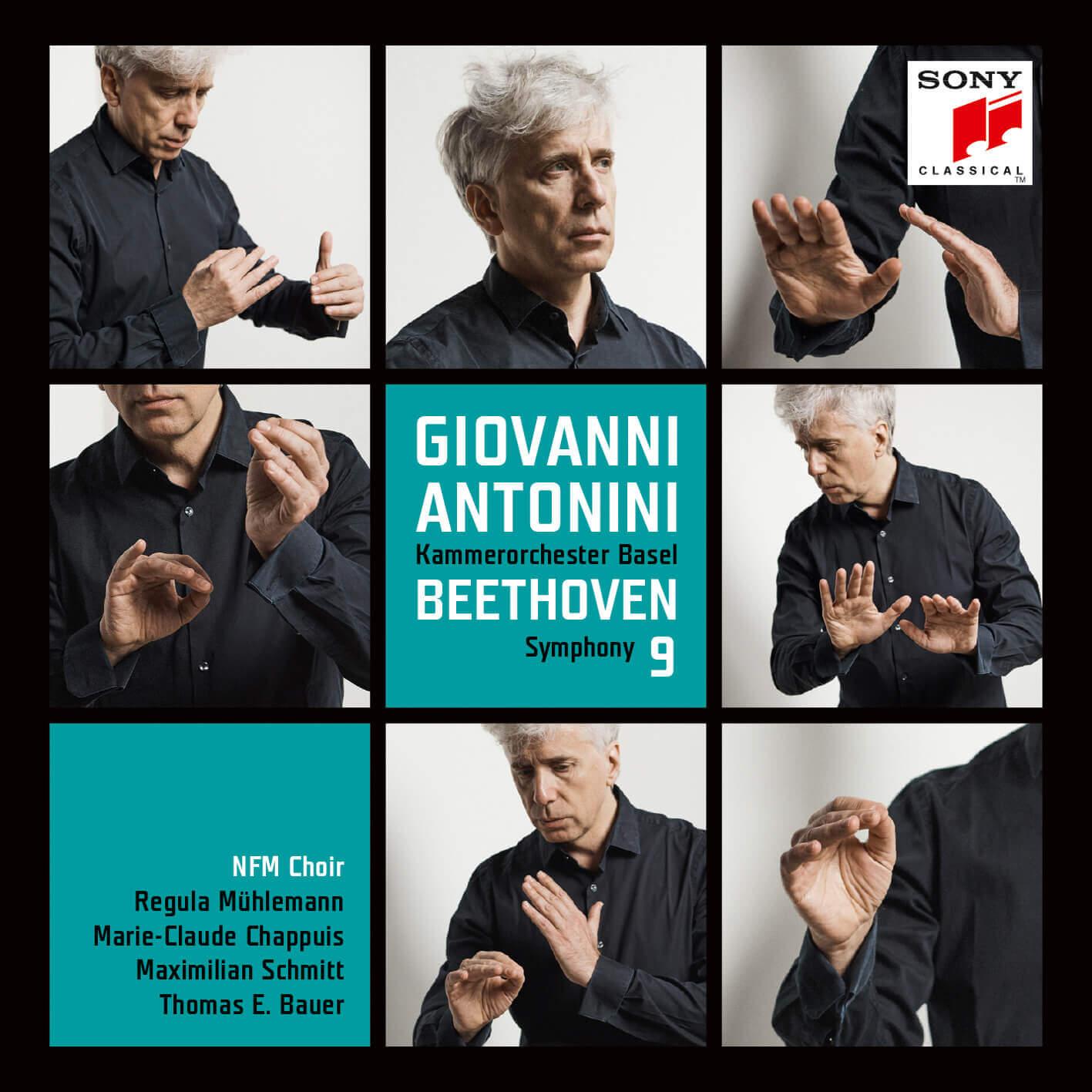 Album-Cover "Beethoven Symphony 9", Kammerorchester Basel, Giovanni Antonini