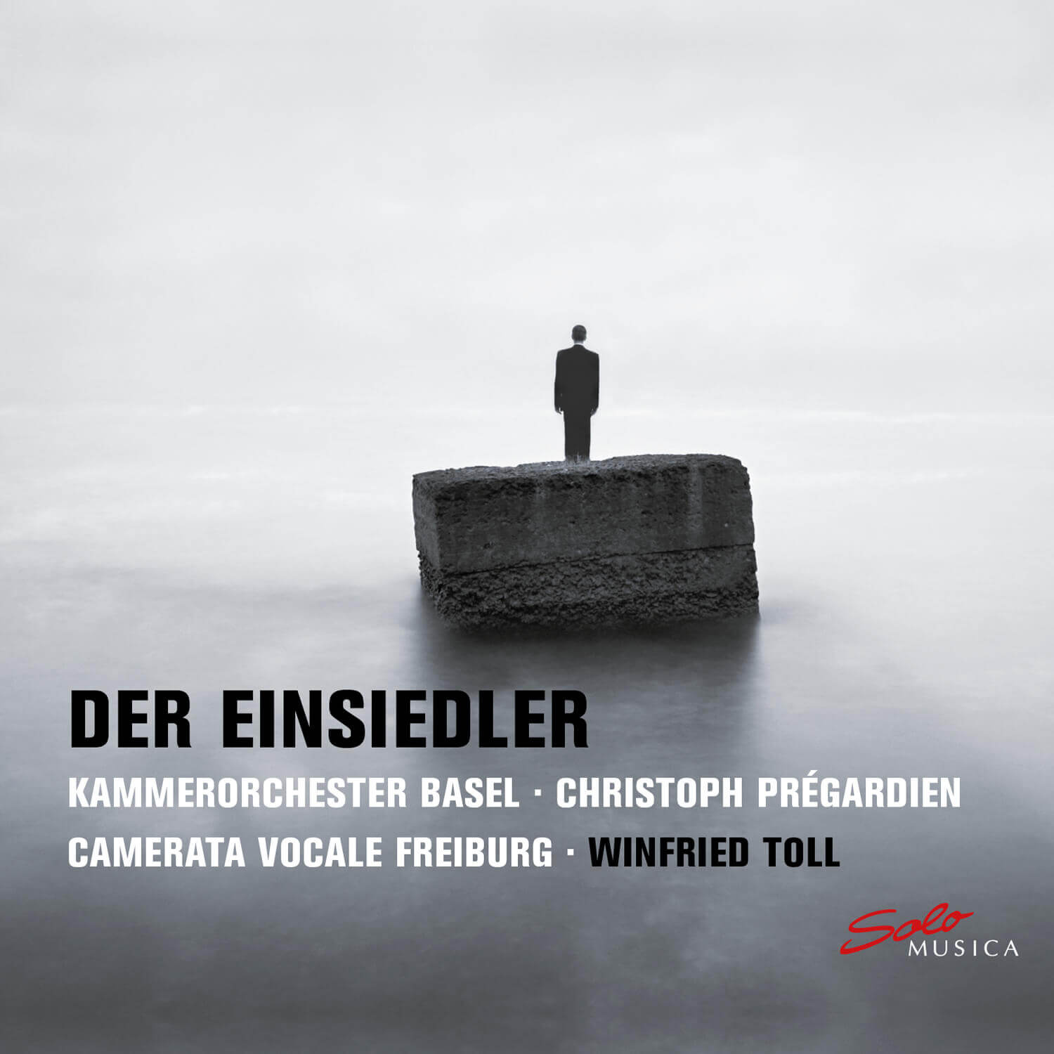 Album-Cover "Der Einsiedler",  Kammerorchester Basel, Camerata Vocale Freiburg, Christoph Prégardien, Winfried Toll