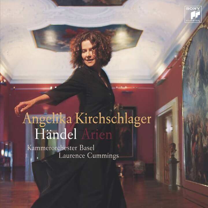 Album-Cover Händel Arien, Angelika Kirchschlager, Kammerorchester Basel, Laurence Cummings