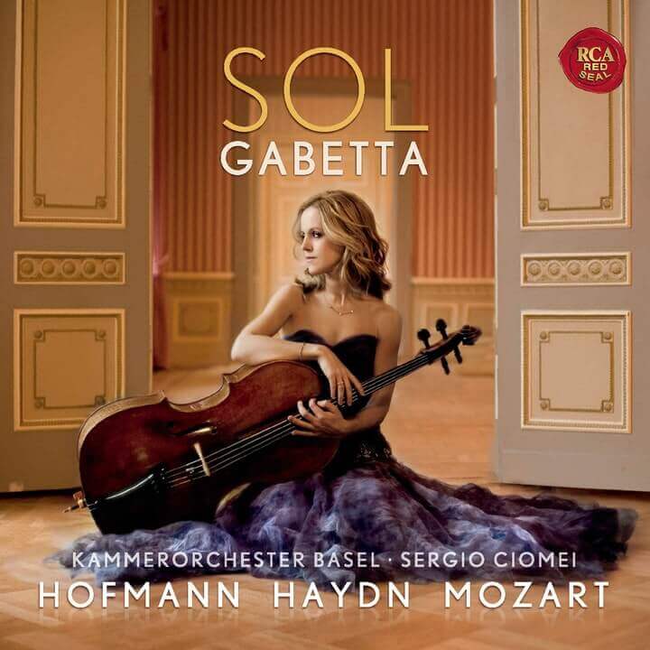 Album-Cover Kammerorchester Basel, Sergio Ciomei, Sol Gabetta; Werke von Hofmann, Haydn und Mozart