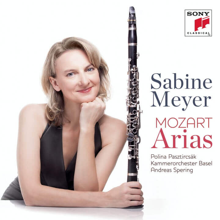 Album-Cover Kammerorchester Basel, Sabine Meyer; Mozart Arias