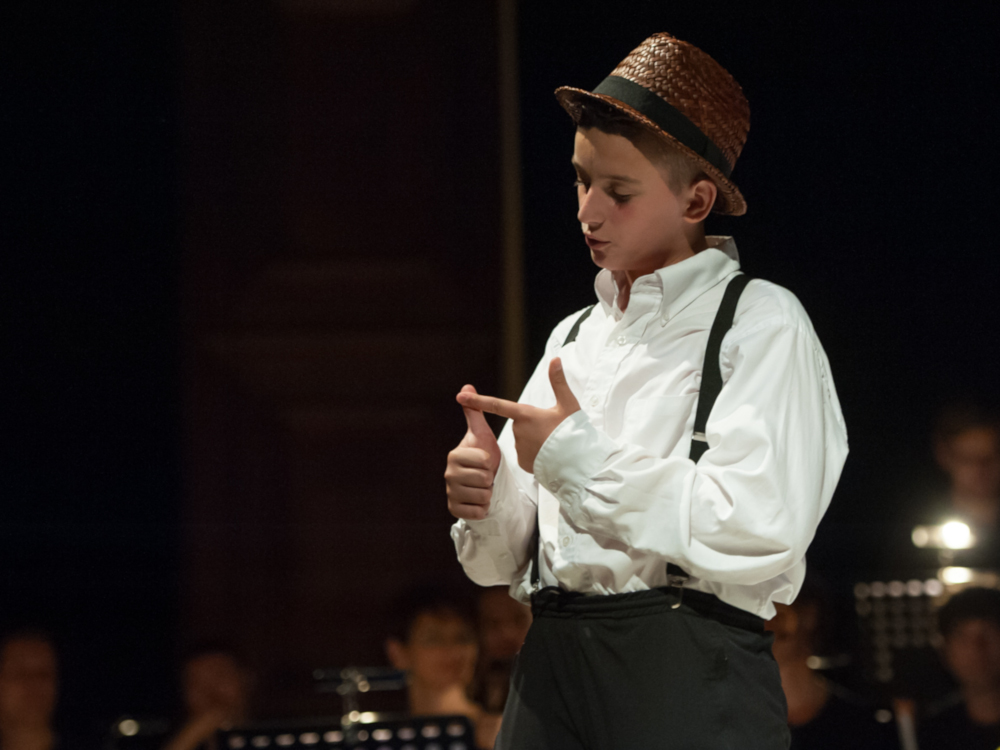 Portrait von einem jungen Schauspieler