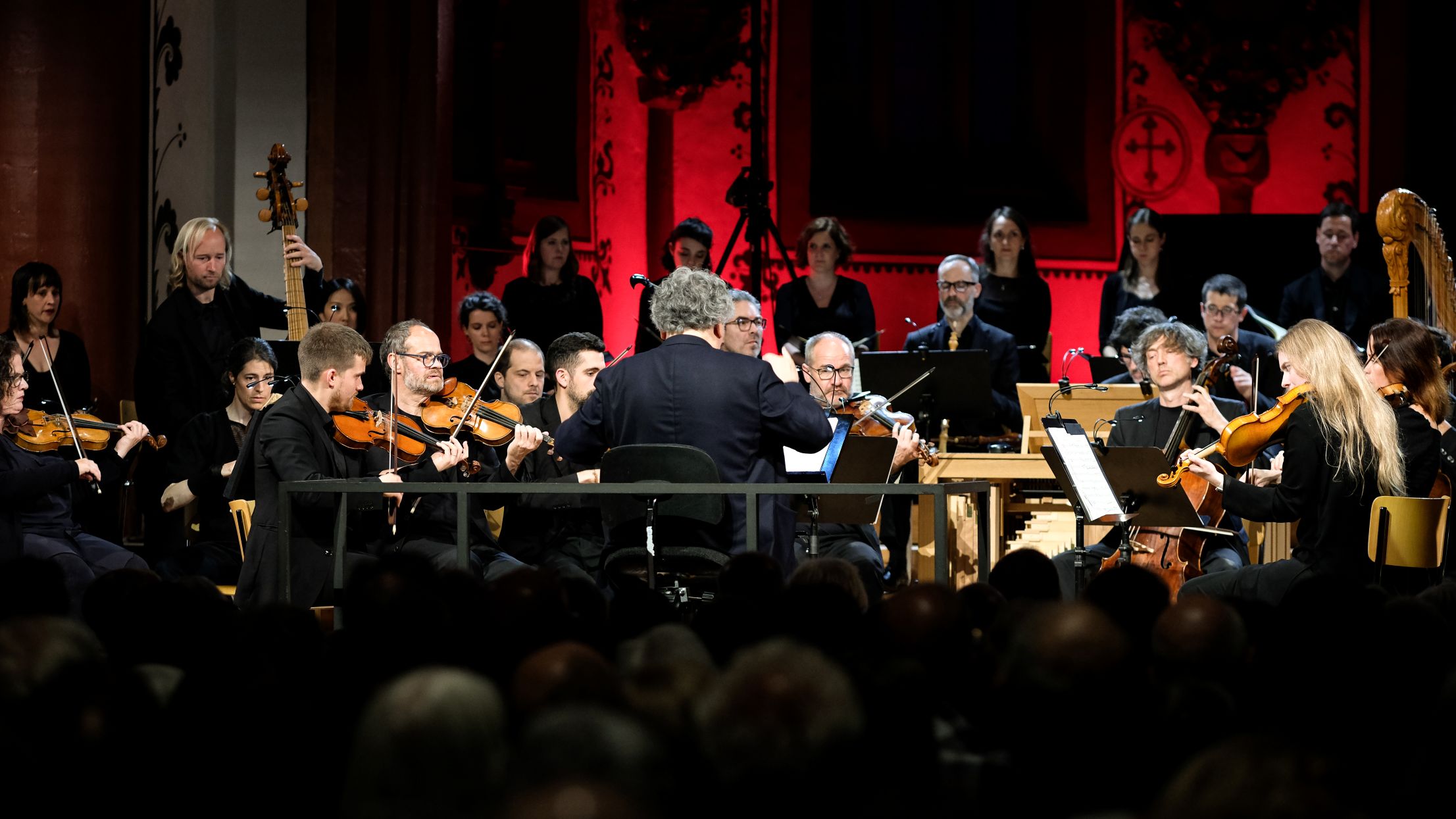 Bild der Martinskirche während eines Konzerts.